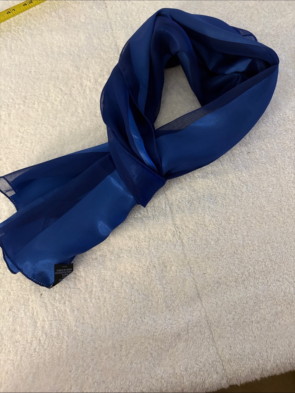 Old Navy Sheer Royal Blue Scarf